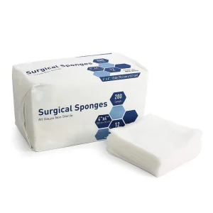 Surgical Sponge Absorbent Sterile Scrub Cleaning Wound Dressing Basic First Aid Hemostatic Gauze