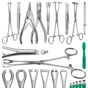 Surgical Sponge Forceps and Dressing Forceps Made of Stainless Steel for Operating Procedures