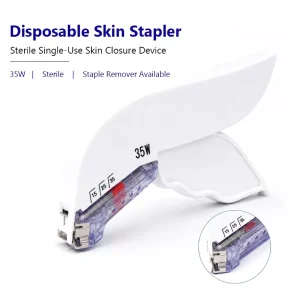 Surgical Staplers Disposable Fast Suturing Speed Reduce Skin Damage Manufacturers 35W Sterile Disposable Skin Stapler
