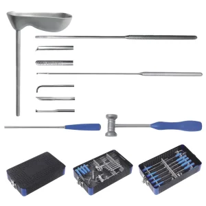 Surgical UBE Spine Instruments Set UBE Endoscope for Spine Surgery Outer Protective Sleeve Instruments Box Rongeur Forceps