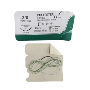 Tailored Needle Style High Tensile Strength Disposable Hygienic Safe Material Custom Sutures for Surgical Operation
