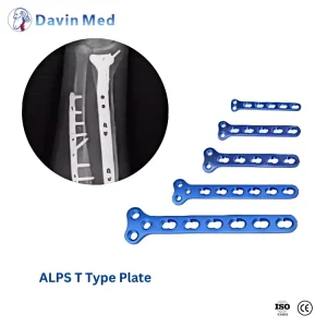Titanium ALPS Locking Plate System Multi Angle Locking Screw CE ISO Vet Orthopedic Canine Feline Fracture Fixation