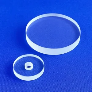 Transparent Natural Fused Quartz Circular Plate Optical Sheet Disc Custom Processing Services Welding Cutting