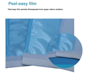 Transparent Sterile Peel Disposable Paper Plastic Sterilization Pouch for Surgical Scissors and Forceps