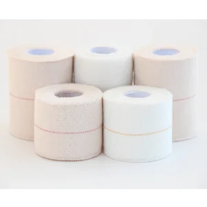 Types Medical Supplies Cotton Elastic Adhesive Bandage with Backing Paper for Surgical Use