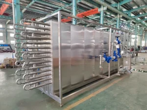 UHT Tube Sterilization and Pasteurization Equipment High Temperature Short Time HTST Sterilizer Dairy and Juice Production Line