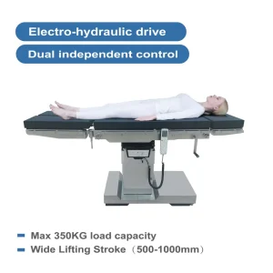 Ultra Low 500 1000mm Height Electro Hydraulic Operating Table 300mm Sliding Surgical Table for Ophthalmic Neurosurgery