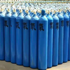 Used Industrial Oxygen Cylinder 50L Seamless Steel Gas Tank for Welding Cutting Applications