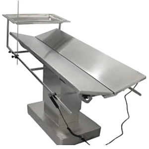 V Shaped Veterinary Surgery Table Electric Lifting Pet Operating Table 304 Stainless Steel Heating Function Optional