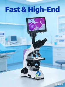 Veterinary Animal Ovulation Observation Analyzer Biological Binocular Digital Veterinary Microscope