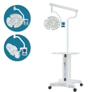 Veterinary Clinic Vertical Surgical Shadowless Operating Light with LCD Control Panel