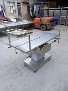 Veterinary Electric Operating Table Stainless Steel Veterinary Lift Table Veterinary Surgical Table