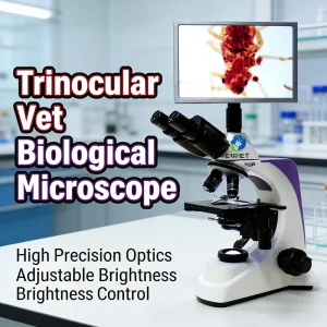 Veterinary Equipment Digital Laboratory Microscope Trinocular Compound Microscopes Optique