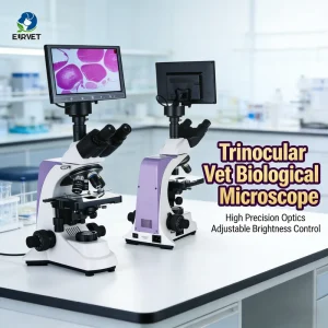 Veterinary Equipment Medical Touch Screen Digital Microscope with Screen Optica Microscope Optique