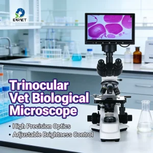 Veterinary Equipment Trinocular Compound Microscopes Digital Optical Microscope Biology Microscope