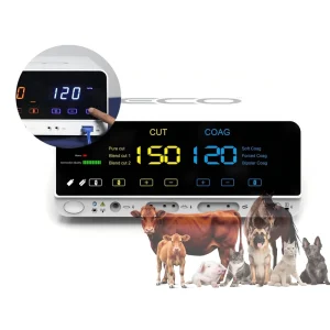 Veterinary Instrument Touchscreen Electrosurgical Unit Portable Vet Electrosurgical Generator