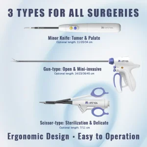 Veterinary Ligasure Ultrasonic System with CE ISO Factory Animal Surgical Instruments for Soft Tissue Cutting and Hemostasis