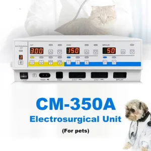 Veterinary Medical Electrosurgery Machine CE Certified Acrylic Electrosurgical Generator Unit for Animal Care