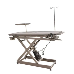 Veterinary Pet Operated Adjustable Stainless Steel Operating Table Electrically Surgical Operation Table