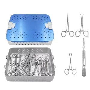Veterinary Soft Tissue Surgical Instrument Kits Orthopedic Sets Stainless Steel Manual Class III