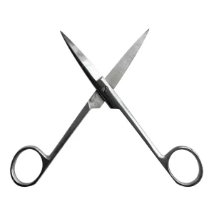Veterinary Stainless Steel Surgical Scissors Model S21 Class I CCC Certified Manual Power Source Pig Farm Equipment