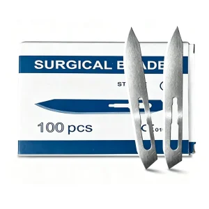 Veterinary Surgical Blades Sterile Stainless Steel Scalpel Blades for Dog/Cat Surgery Dissection Surgical Instruments CE/ISO