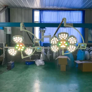 Veterinary Surgical Shadowless Lamp Operating Room Lighting Petal Style LED Surgical Lamp Adjustable Color Electricity