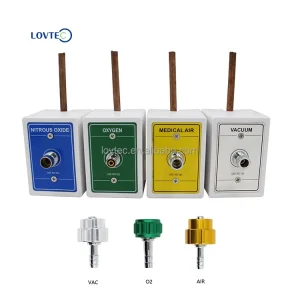 Wall mounted Oxygen Gas Outlet Hospital DISS Standard Medical Gas Outlet for Wall mounted Gas Equipment