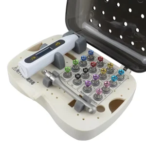 Whole Set Electric Steel Dental Surgical Implant Universal Restoration Tools Kit Torque Screwdriver Wrench 10 40NCM