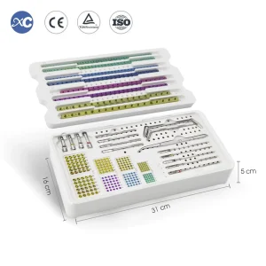 XC MEDICO Price 1.6 2.4 3.2 4.0 Titanium Stem Locking Screw ALPS Veterinary Surgical Instrument for Bone Fracture Fixation