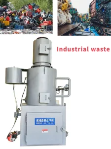 XINJIYE XJY 500 Smokeless Industrial Waste Incinerator Engine High Efficiency CE ISO Certified