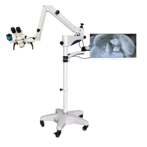 YSX180 Single Operator Surgical Microscope Otolaryngology 8x Observation Mirror Adjustable LED Lights 0 180 Inclinable Ear