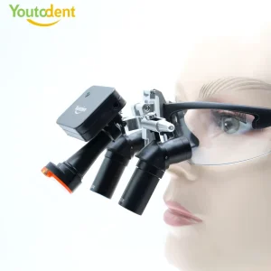 YT-DL268L 4-6X Dental Ergo Loupes 48 Optical Oral Surgery Flip Loupes Adjustable Work Distance Dentistry Tool