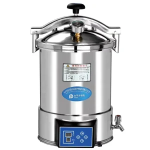 YX 18HDD YX 24HDD Digital Portable Pressure Steam Sterilizer Portable Small Autoclave 18L 24L Sterilization Equipment