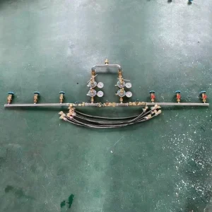 Zhengxin Manual Semi Automatic Medical Gas Manifold System Argon Natural Gas Electric Wooden Case Metal Steel Regulator Model